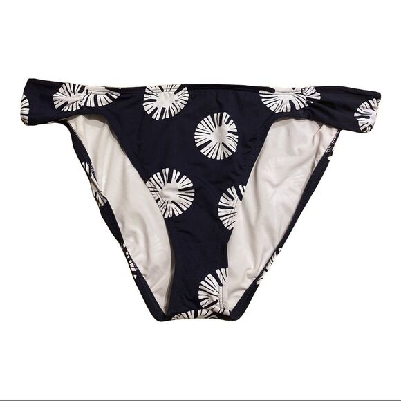 Carve Designs Bikini Bottom NWOT Navy White Dandelion Print Size XL - Picture 1 of 5